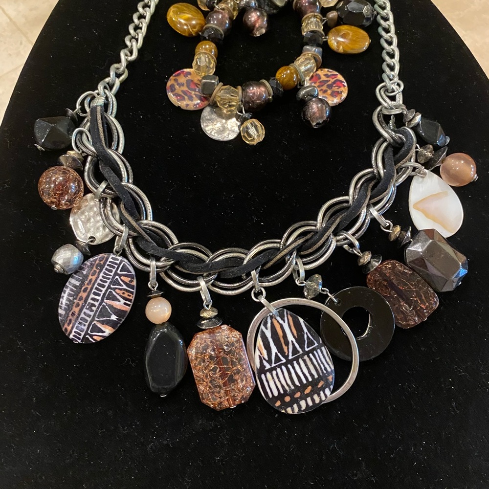 Ruby Road Neckless With Matching Bracelet $35